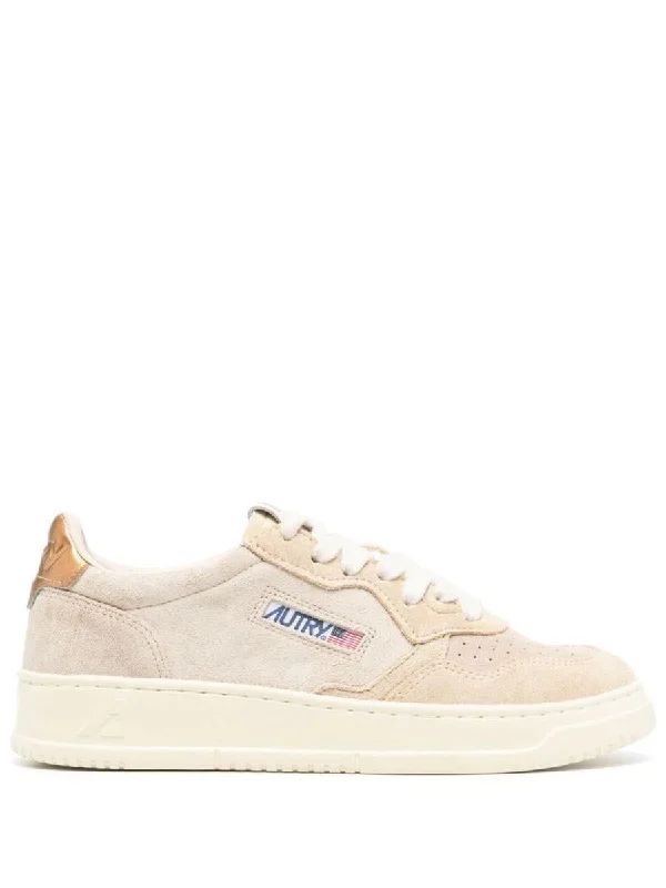 Autry Medal Suede Sneakers