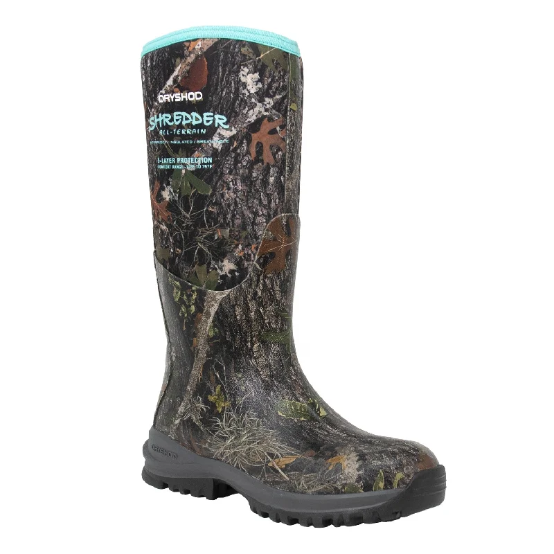 Dryshod Womens Shredder MXT Camo Rubber Hunting Boots