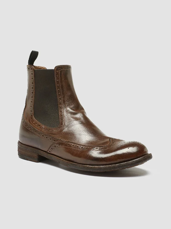 LEXIKON 151 - Brown Leather Chelsea Boots