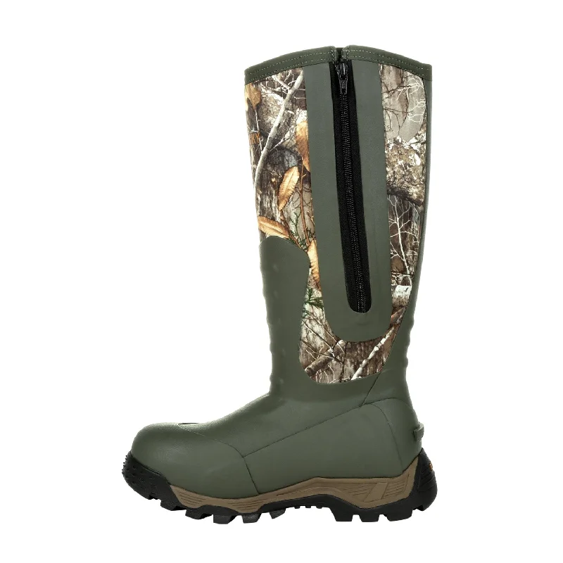 Rocky Womens Realtree Edge Rubber Sport Pro 1200G Outdoor Hunting Boots