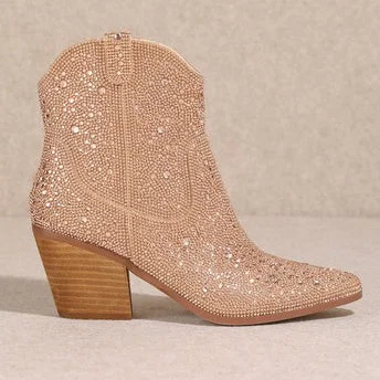 Rose Gold Angel Booties