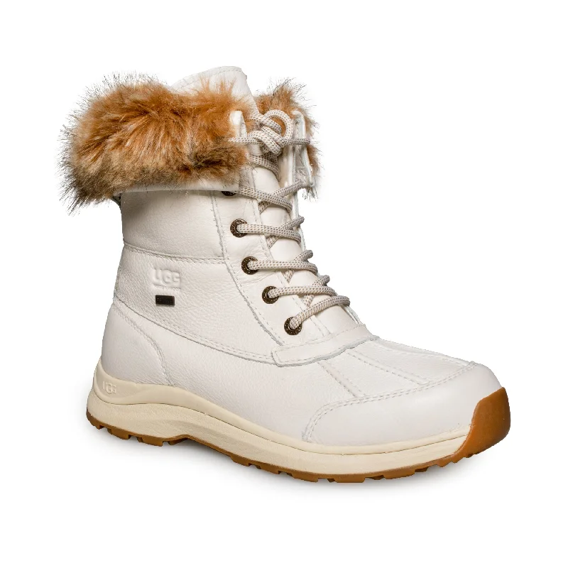 UGG Adirondack III Tipped White Boots - Women's