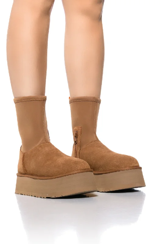 UGG W CLASSIC DIPPER CHESTNUT