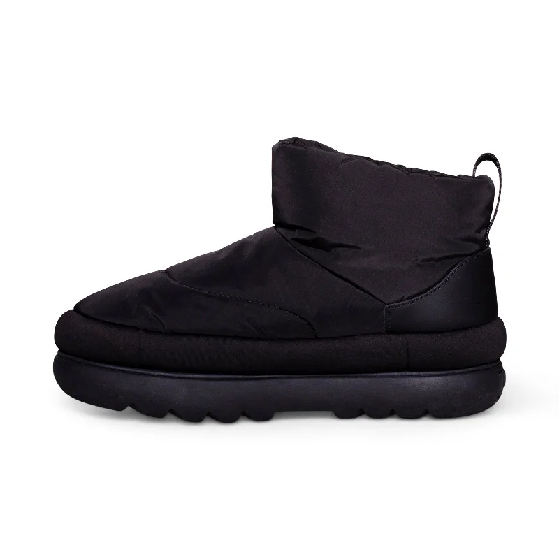 UGG Classic Maxi Mini Black Boots - Women's