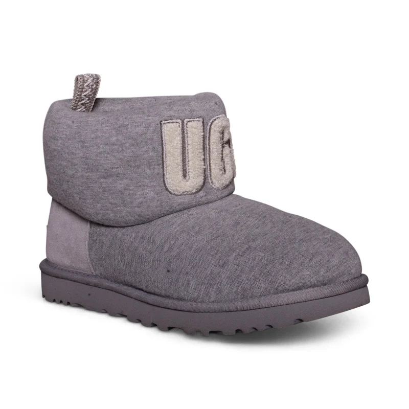 UGG Classic Mini Fur Jersey Cozy Seal Boots - Women's