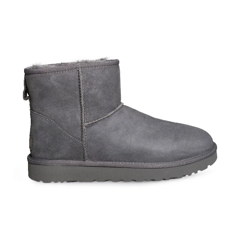 UGG Classic Mini II Grey Boots - Women's