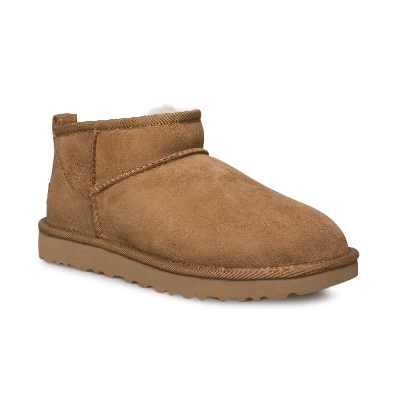 UGG Classic Ultra Mini Chestnut Boots - Women's