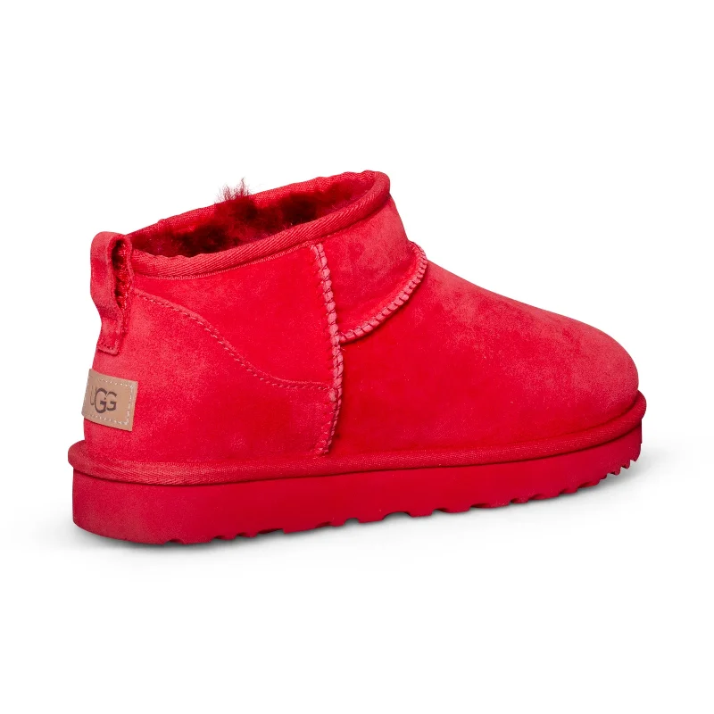 UGG Classic Ultra Mini Samba Red TNL Boots - Women's