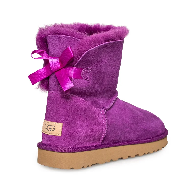 UGG Mini Bailey Bow II Sweet Plum Boots - Women's