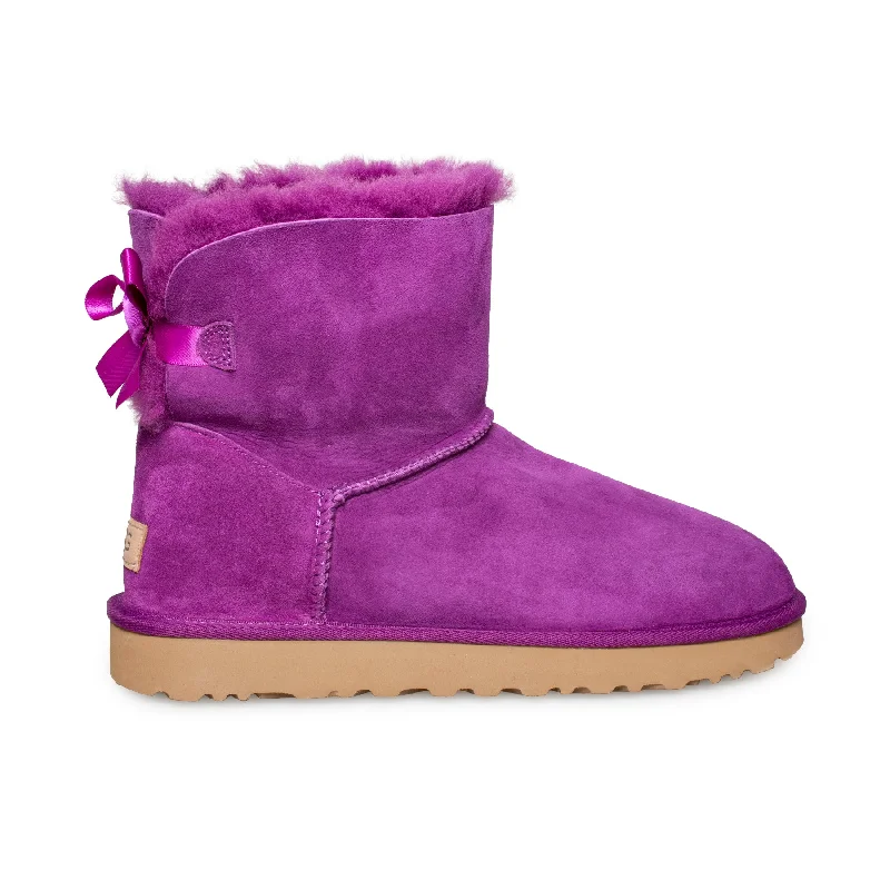 UGG Mini Bailey Bow II Sweet Plum Boots - Women's