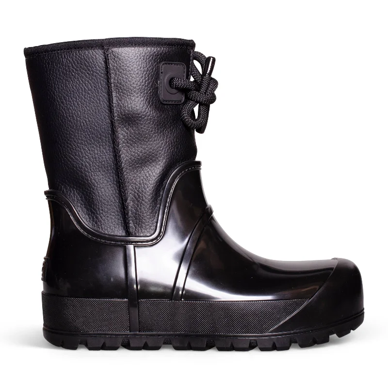 UGG Raincloud Lace Black Boots - Women's