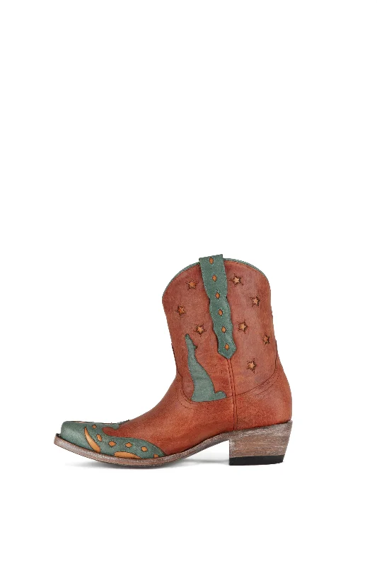 Allens Brand - Coyote Moon - Snip Toe - Orange