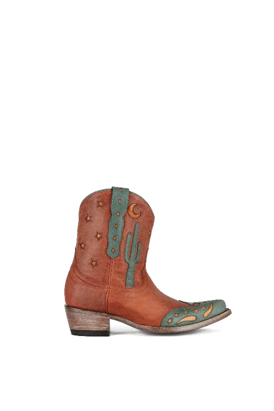 Allens Brand - Coyote Moon - Snip Toe - Orange