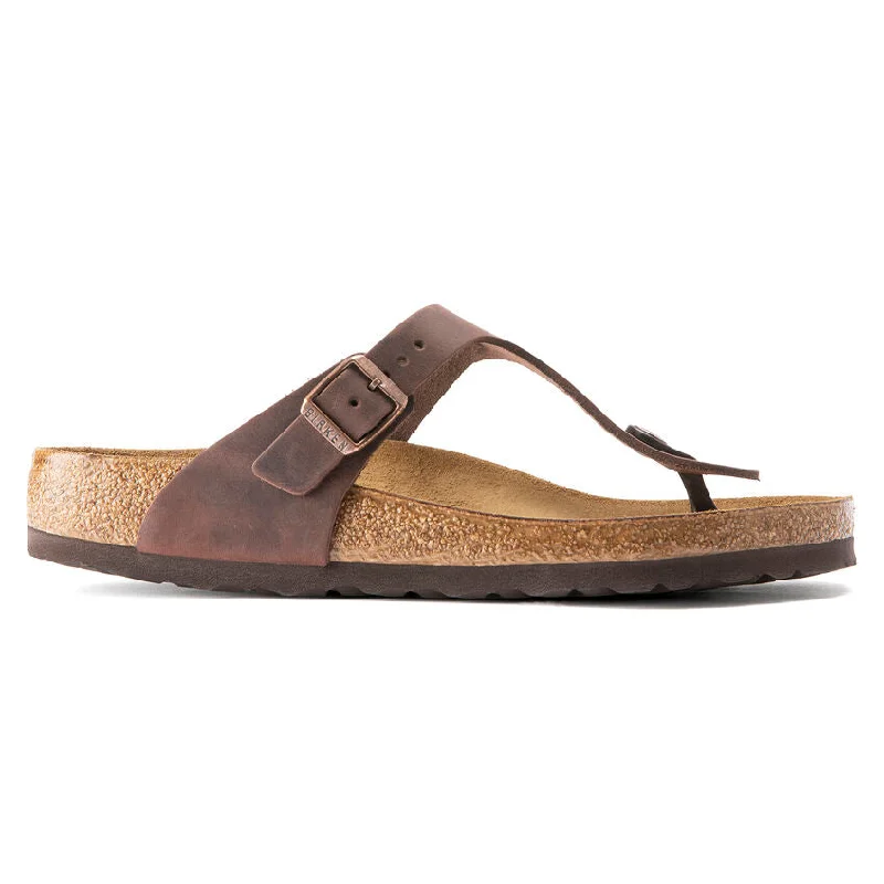 WOMEN'S BIRKENSTOCK GIZEH | HABANA OILED LEATHER