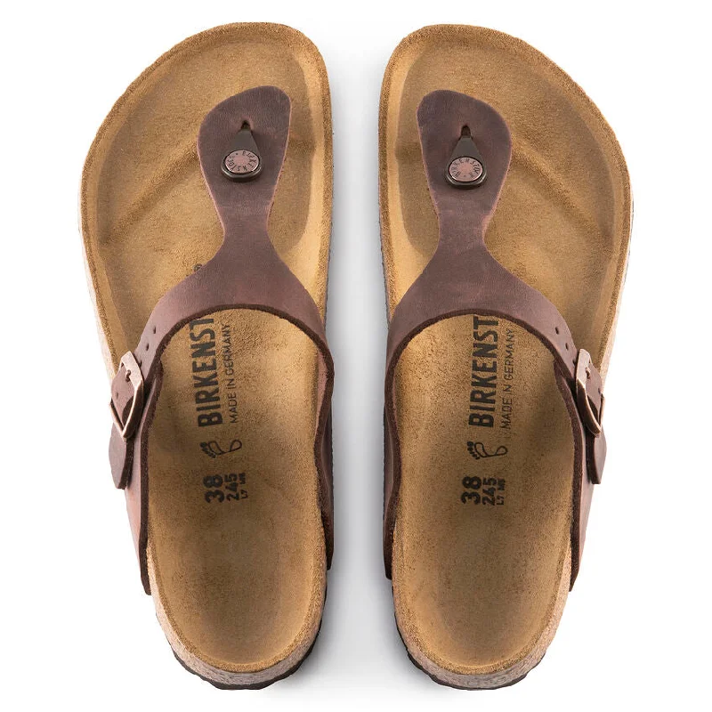 WOMEN'S BIRKENSTOCK GIZEH | HABANA OILED LEATHER