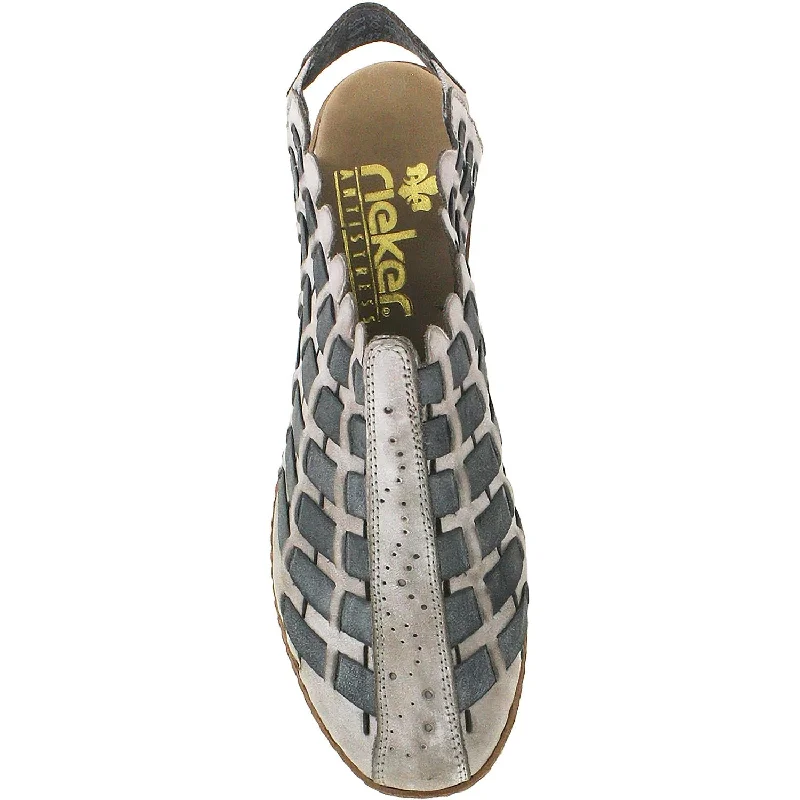 Women's Rieker 46778-40 Sina 78 Grey Combi Leather