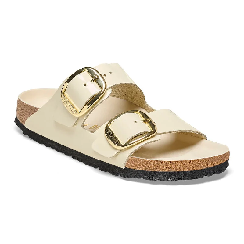 UNISEX BIRKENSTOCK ARIZONA BIG BUCKLE | HIGH SHINE ECRU