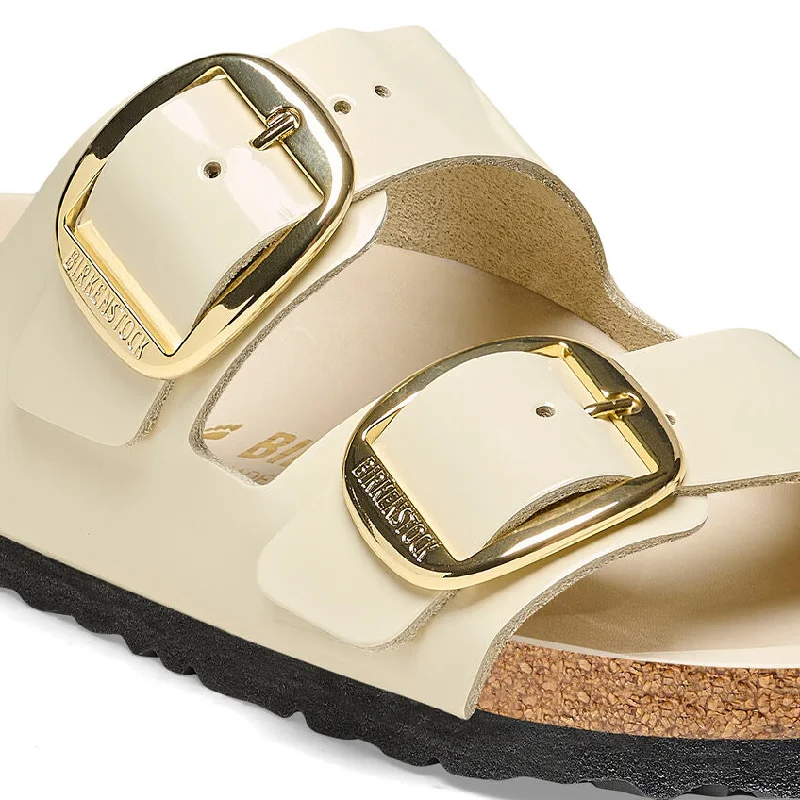 UNISEX BIRKENSTOCK ARIZONA BIG BUCKLE | HIGH SHINE ECRU