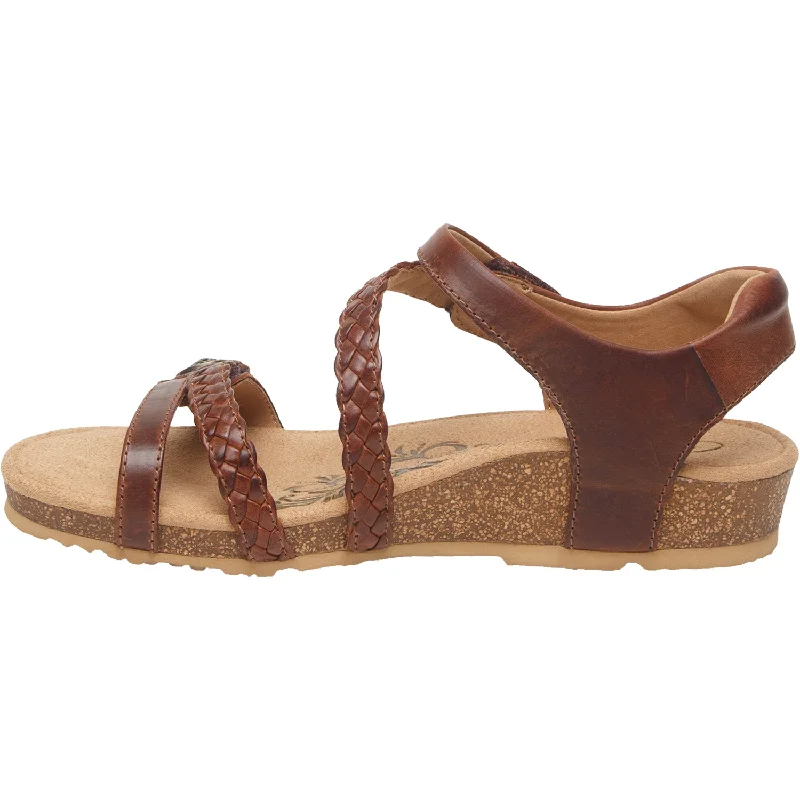 Women's Aetrex Jillian Walnut Leather