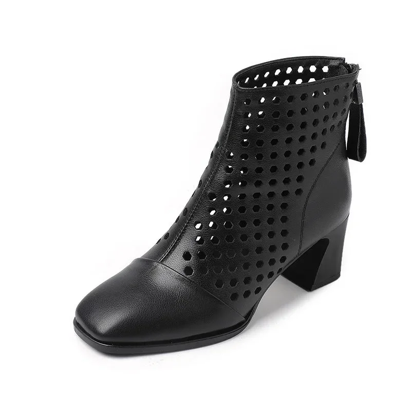 Women's Casual Shoes - Ankle Boots - High Heels - 3118MN