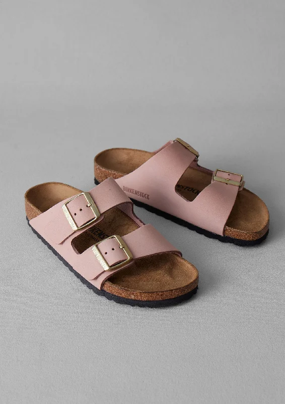 Birkenstock Arizona Nubuck Sandals | Soft Pink