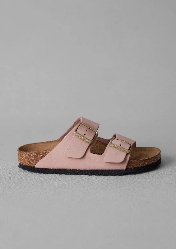 Birkenstock Arizona Nubuck Sandals | Soft Pink