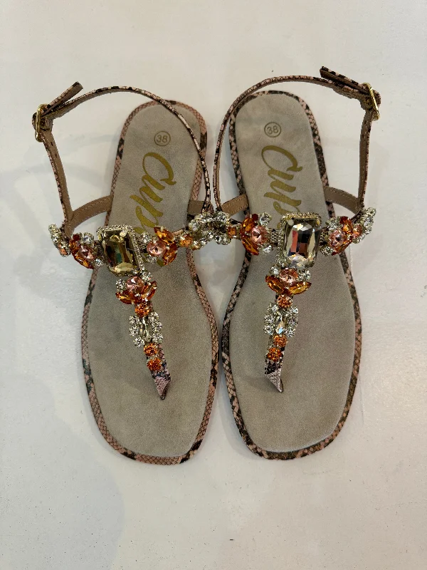 Cuple Bronze Sparkle Sandal