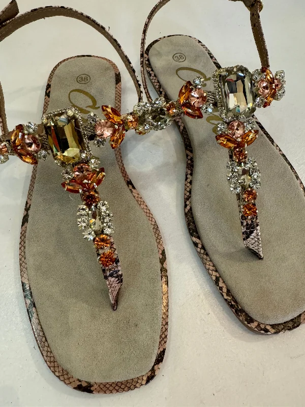 Cuple Bronze Sparkle Sandal