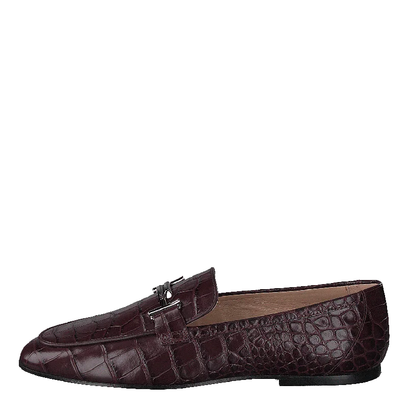 Gommini Double T Brown Printed Reptile