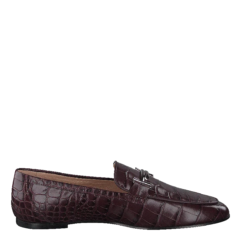 Gommini Double T Brown Printed Reptile