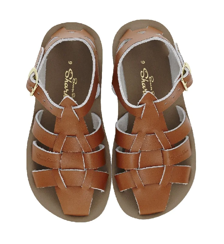 SALTWATER - TAN CLASSIC SHARK SANDAL