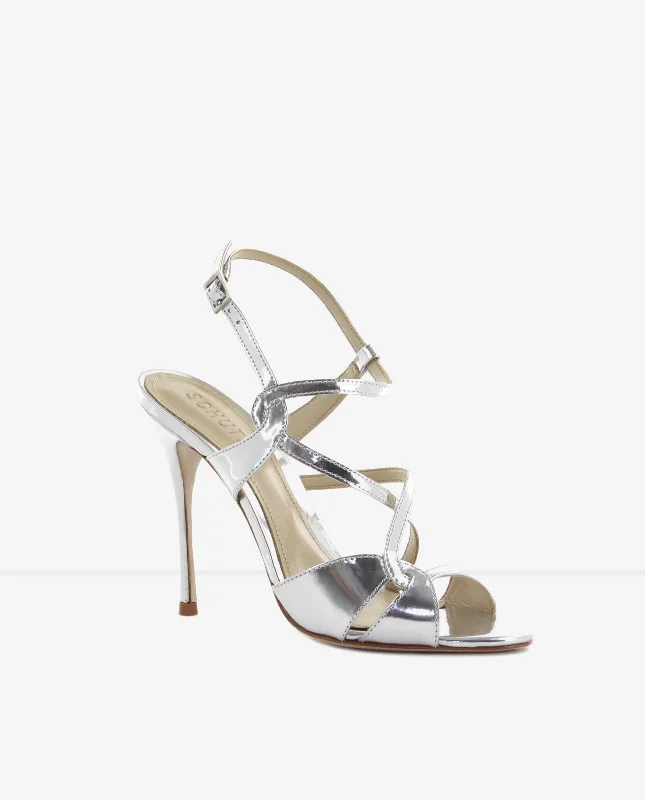 Silver Sinuous Sandal