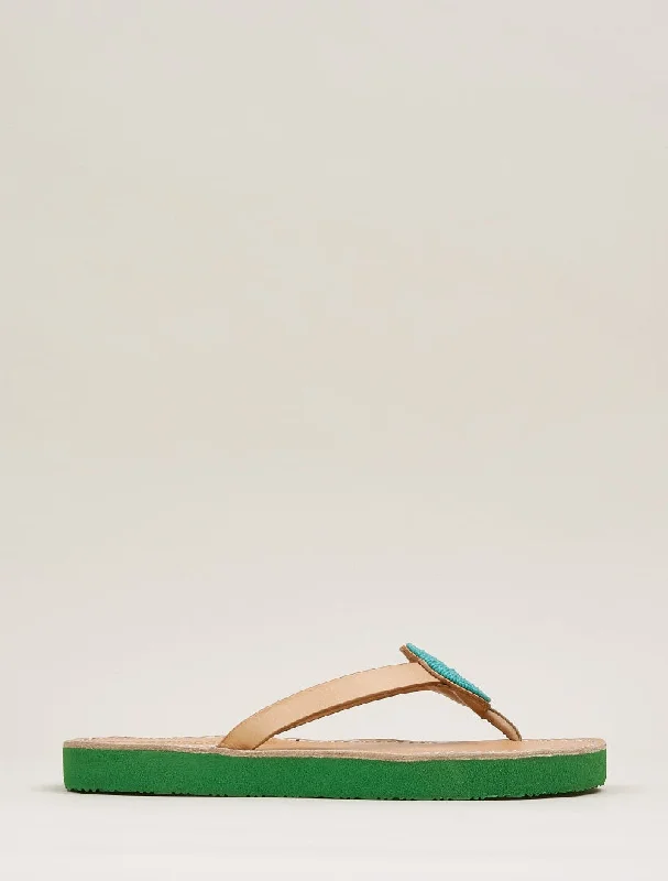 Doli SSG Leather Sandal Emerald