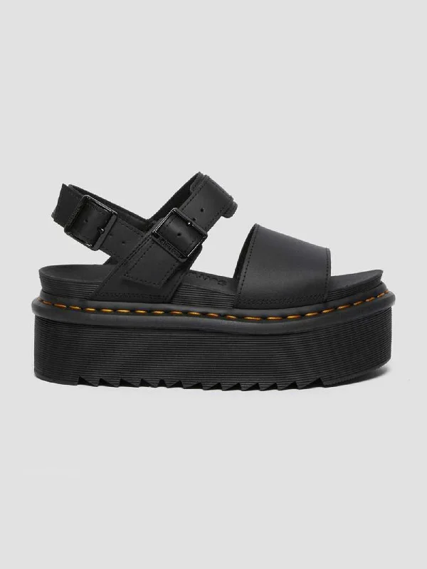 Voss Leather Strap Platform Sandals