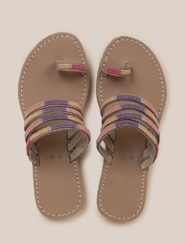 Kamba SSN Leather Sandal Pink Ash