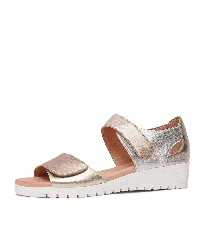 Monte Metallic Multi Leather Sandals