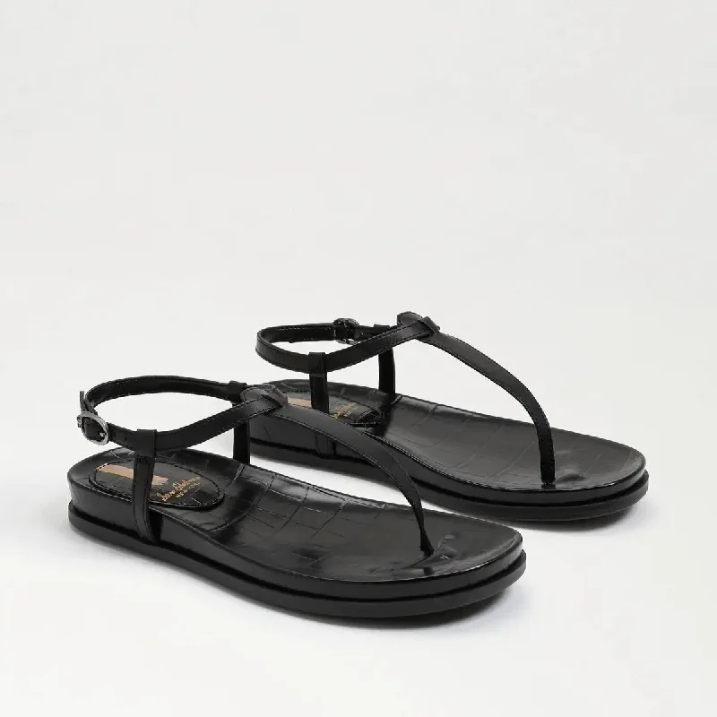 Naomi Thong Sandals Black Leather