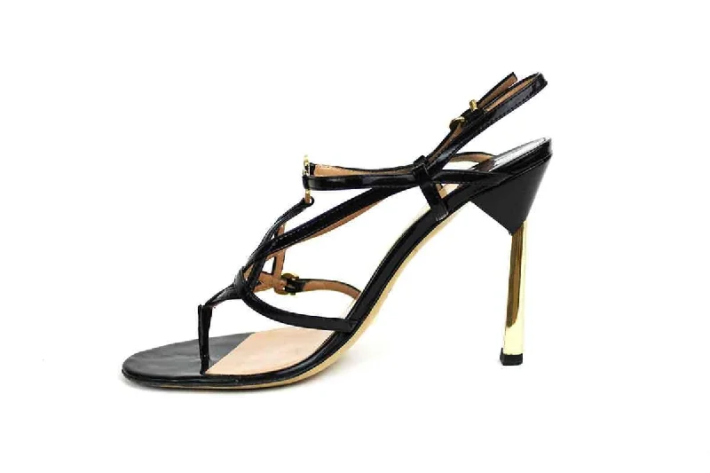 Patent Leather Strap Sandal