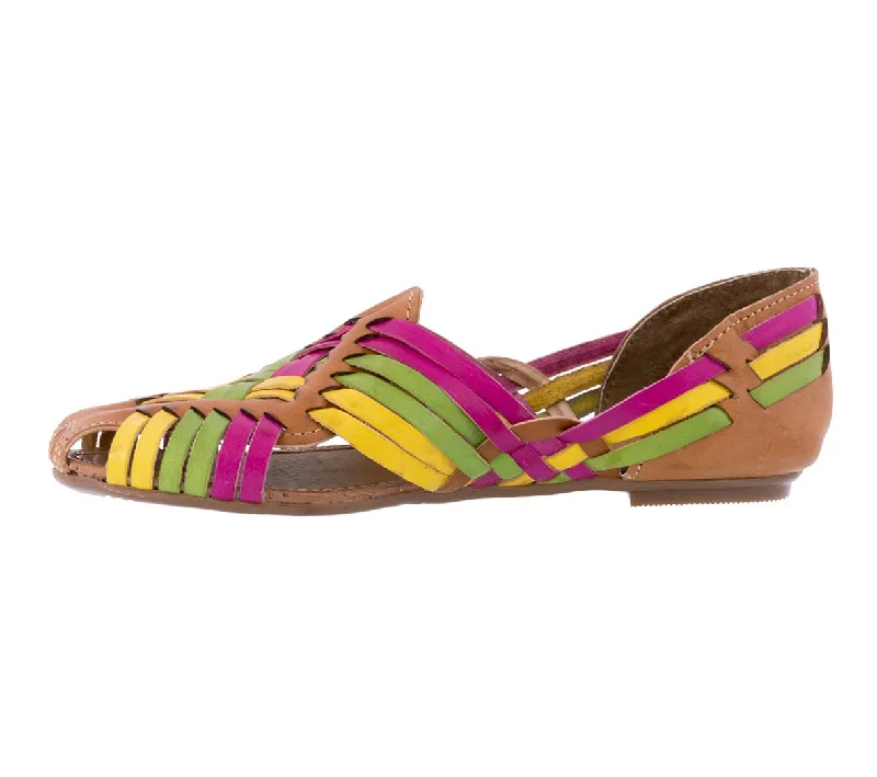 Womens 106F Rainbow Authentic Huaraches Real Leather Sandals