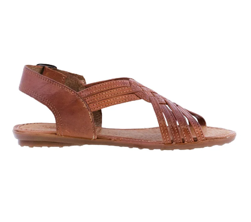 Womens Authentic Huaraches Real Leather Sandals Cognac - #238