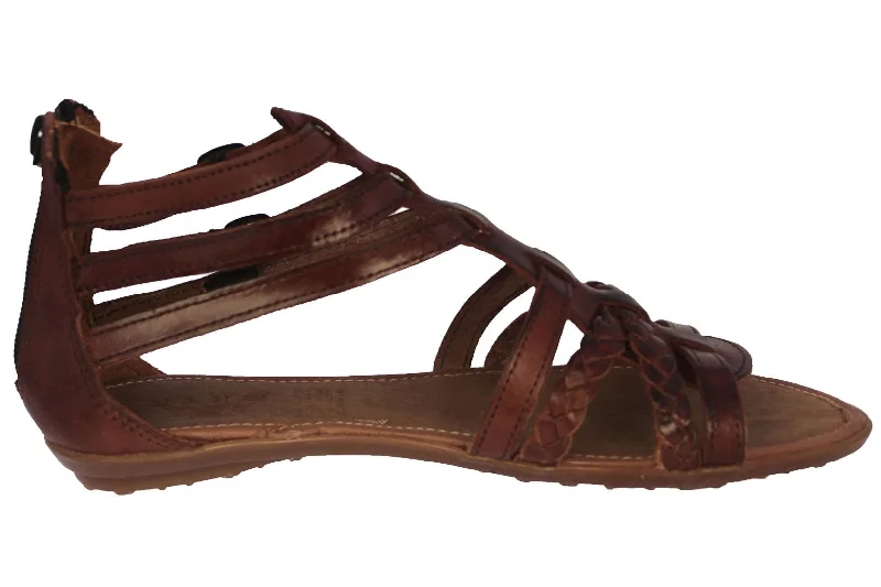 Womens Authentic Huaraches Real Leather Sandals Gladiator Cognac - #541