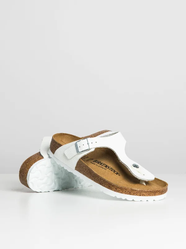 WOMENS BIRKENSTOCK GIZEH LEATHER REG SANDALS