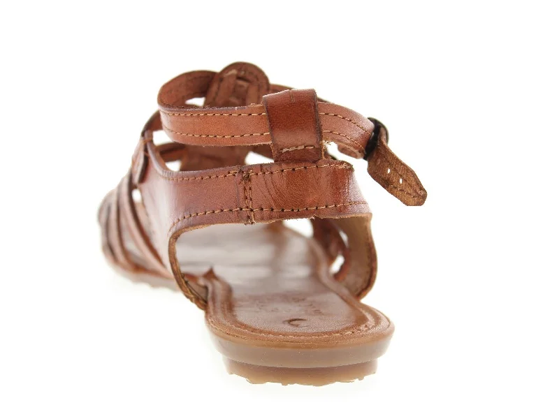 Womens Authentic Huaraches Real Leather Sandals Cognac - #552