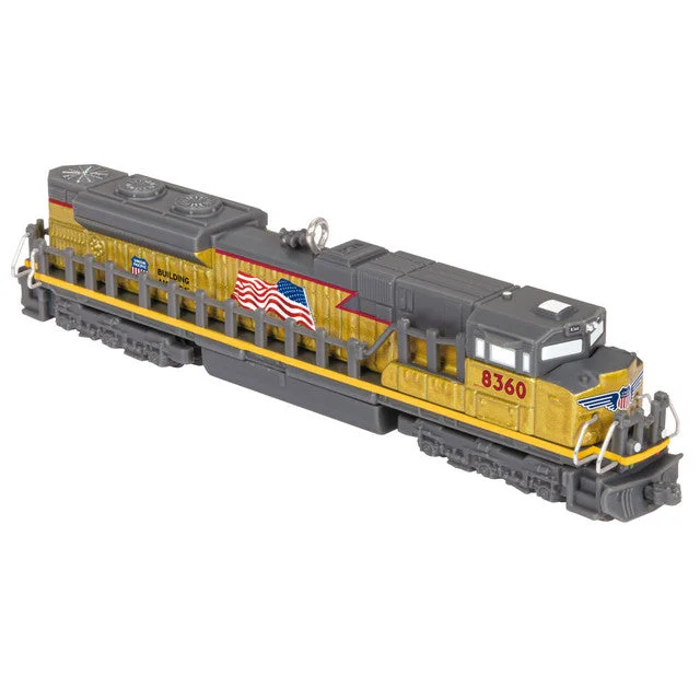 Hallmark 2024 Lionel® Trains Union Pacific Legacy SD70ACE Metallic Gold Metal Limited Quantity Ornament