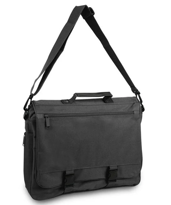 1012 - Liberty Bags GOH Getter Expandable Messenger Bag | Black