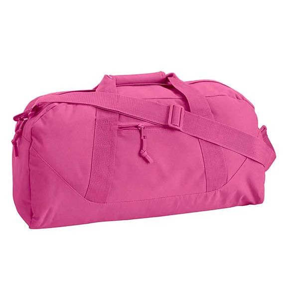 8806 - Liberty Bags Game Day Large Square Duffel Bag | Hot Pink