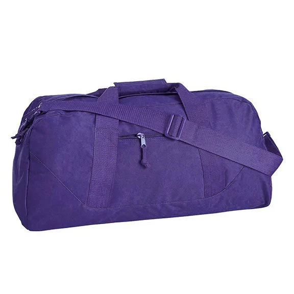 8806 - Liberty Bags Game Day Large Square Duffel Bag | Purple