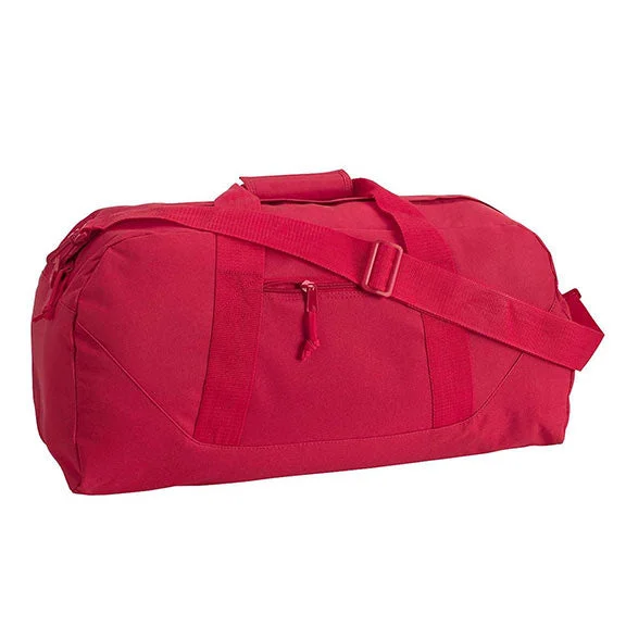 8806 - Liberty Bags Game Day Large Square Duffel Bag | Red