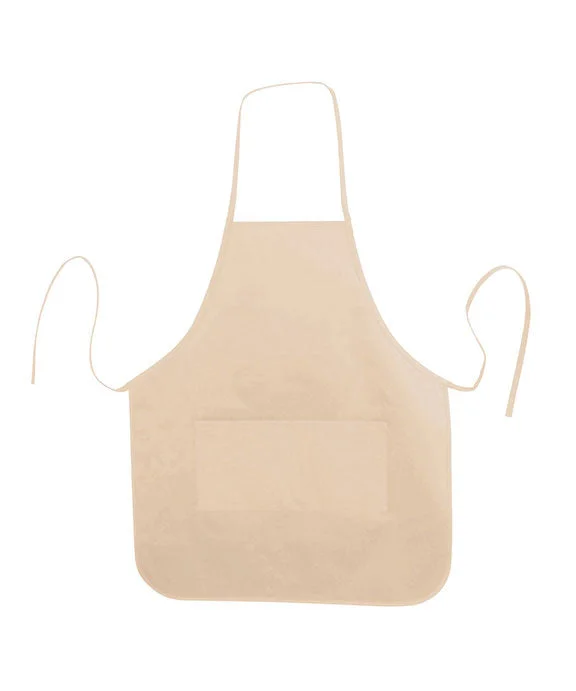 LB5505 - Liberty Bags Heather NL2R Long Round Bottom Cotton Twill Apron | Natural