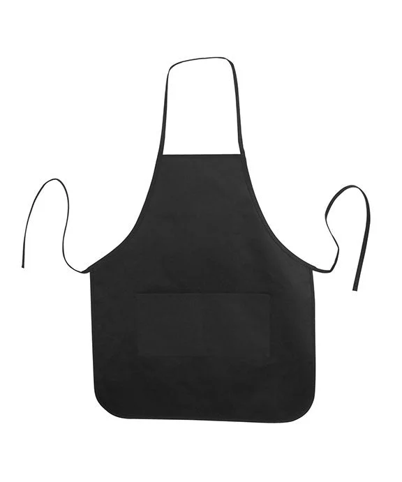 LB5505 - Liberty Bags Heather NL2R Long Round Bottom Cotton Twill Apron